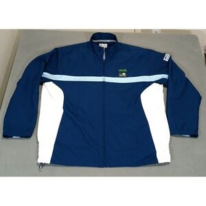 Ashworth Blue and White Windbreaker Jacket